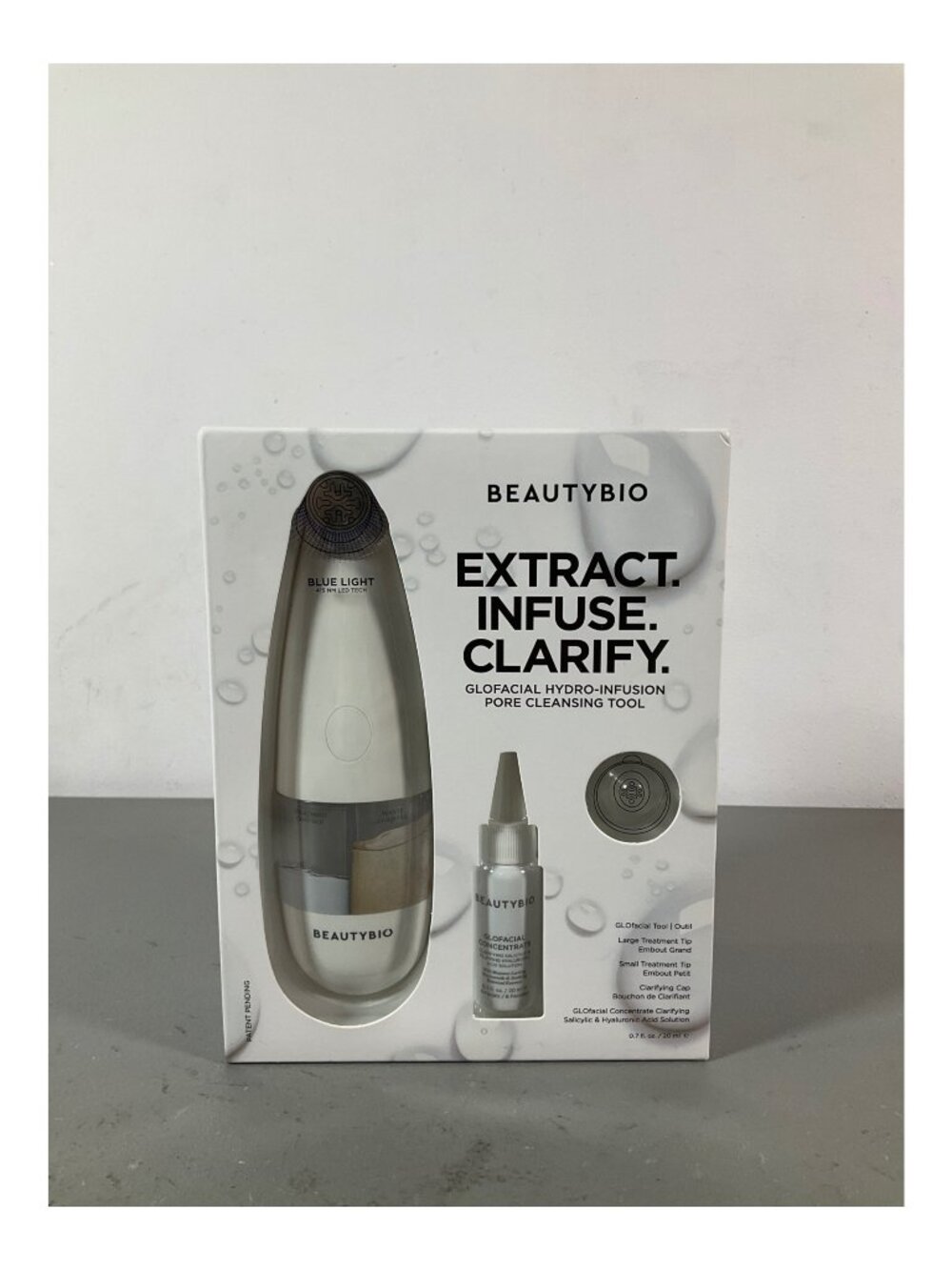 BeautyBio GloFacial Pore Cleanser with Blue LED Light & Hyaluronic Acid